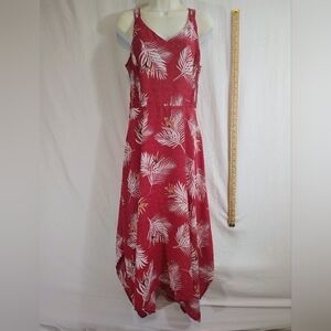 Apt. 9 Red and White High Low Dress Medium